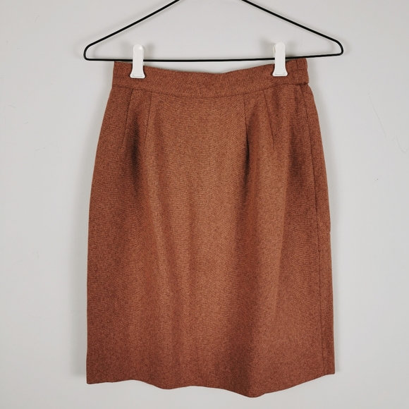 Vintage Rust Tweed White Joola Blazer & Skirt Set - Picture 3 of 10